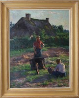 Evert Pieters, Two Young Dutch, c.1910-15