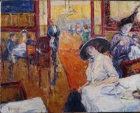 Gaston Bonneels (Born on 1891), At the Grand Café, 1913