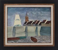 Léon Spilliaert, The Lock at Bredene (Ostend), 1930